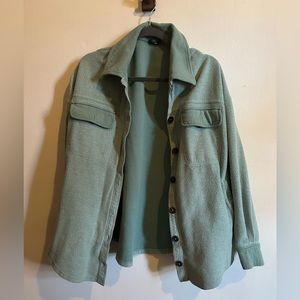 Oversized shirt jacket